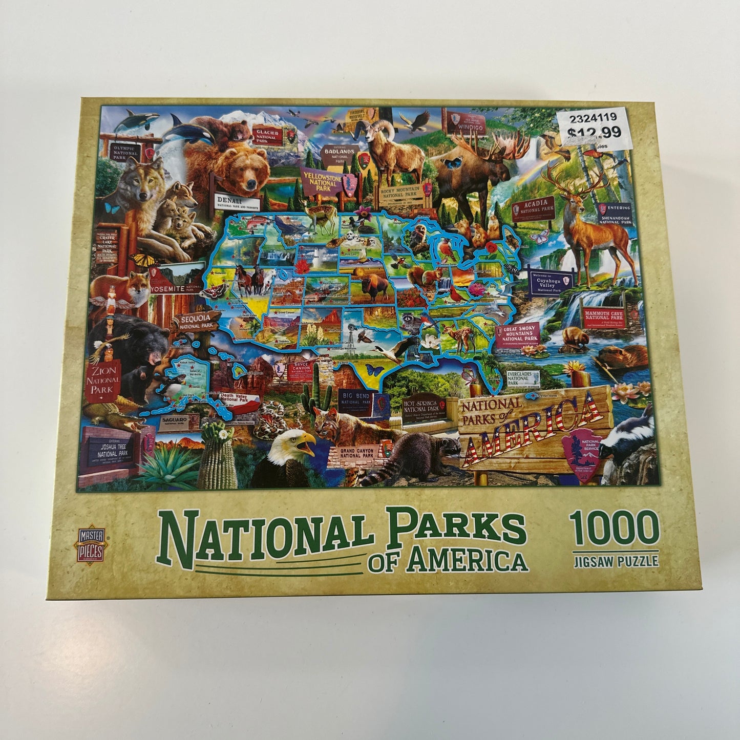 National Parks of America - 1000 Pieces - Pre-Loved