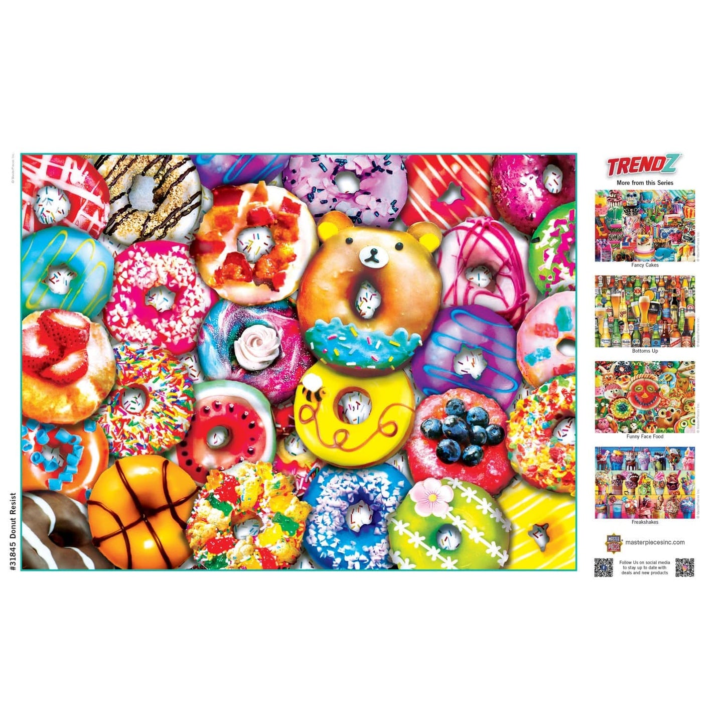 Trendz - Donut Resist 300 Piece EZ Grip Jigsaw Puzzle - NEW