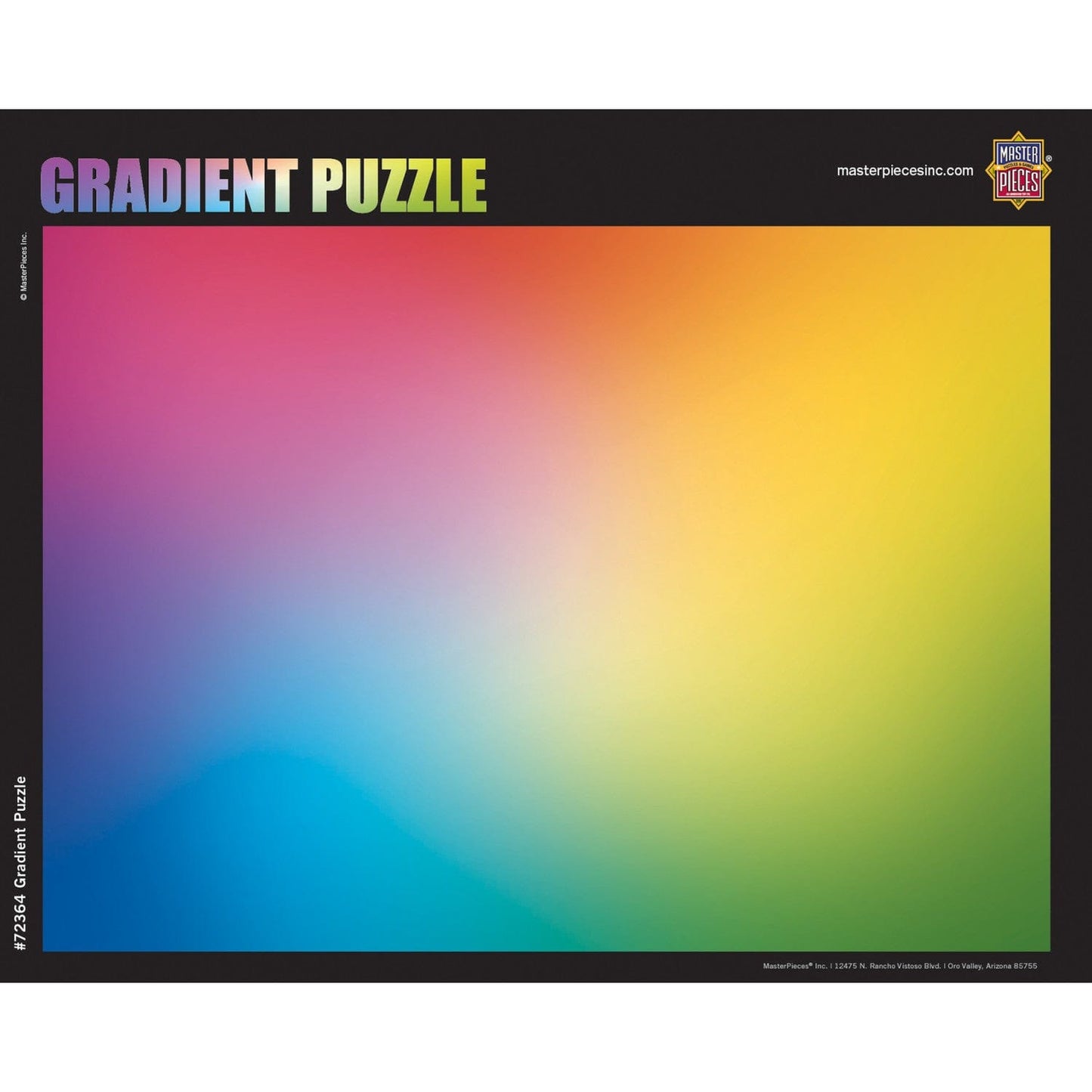 Rainbow Gradient 1000 Piece Jigsaw Puzzle - NEW
