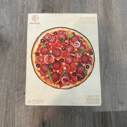 KAAYEE Sausage Pizza Jigsaw Puzzle - 669 Pieces - Pre-Loved