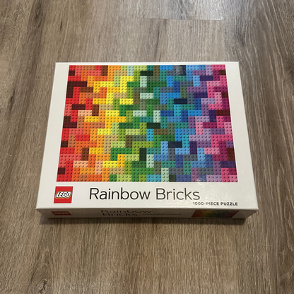 LEGO Rainbow Bricks - 1,000 Pieces - Pre-Loved
