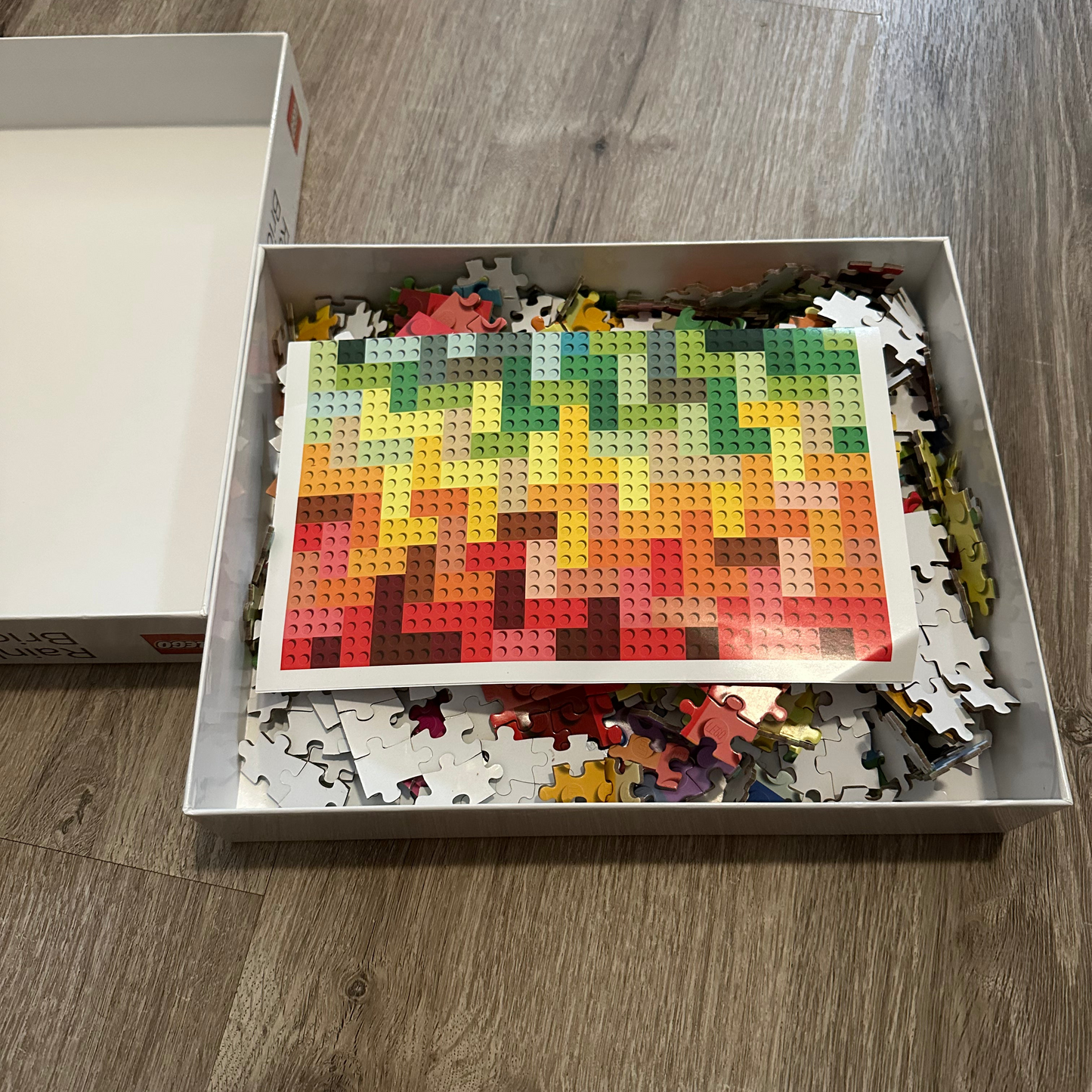 LEGO Rainbow Bricks - 1,000 Pieces - Pre-Loved