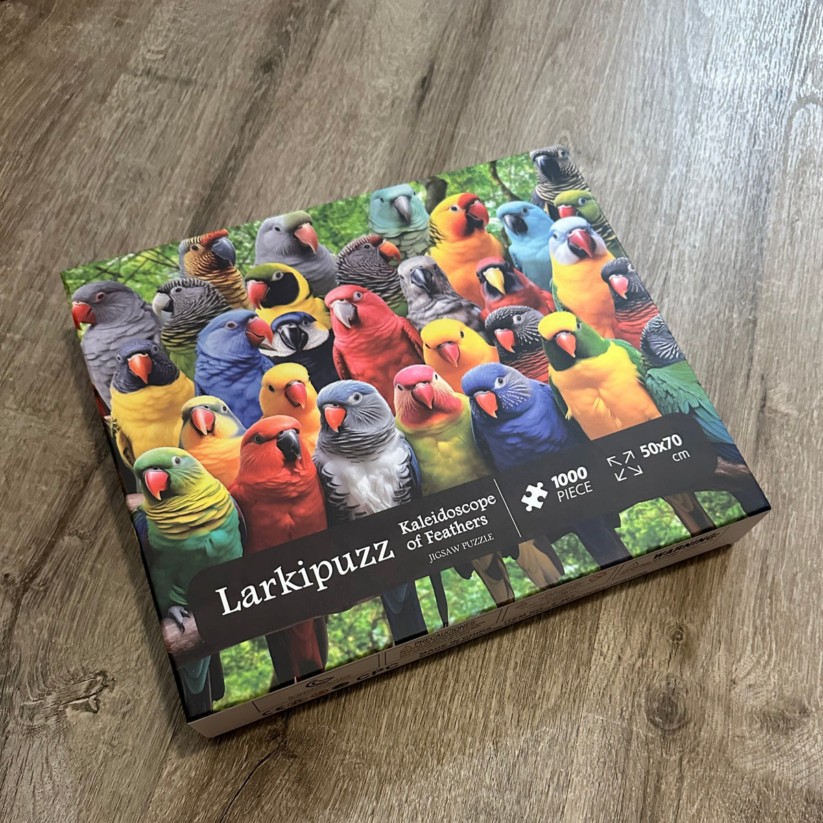Larkipuzz Kaleidescope of Feathers - 1,000 pieces - Pre-Loved