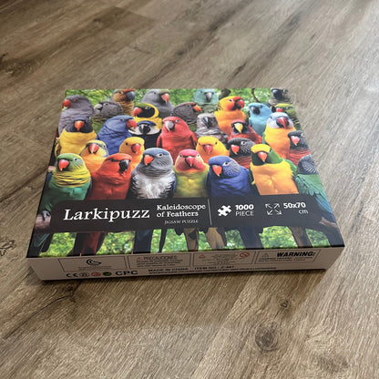 Larkipuzz Kaleidescope of Feathers - 1,000 pieces - Pre-Loved