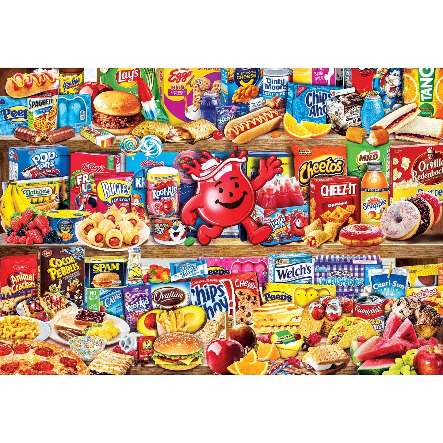 Signature Collection - Kids' Favorite Foods 2000 Piece Jigsaw Puzzle - NEW