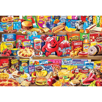 Signature Collection - Kids' Favorite Foods 2000 Piece Jigsaw Puzzle - NEW
