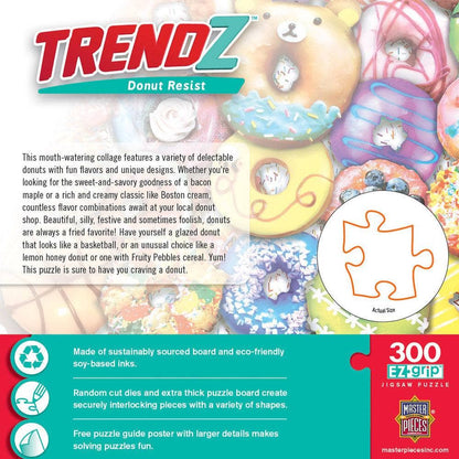 Trendz - Donut Resist 300 Piece EZ Grip Jigsaw Puzzle - NEW